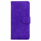 For Infinix Hot 50 4G Skin Feel Pure Color Flip Leather Phone Case(Purple) - 2