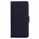 For Infinix Hot 50 4G Skin Feel Pure Color Flip Leather Phone Case(Black) - 2