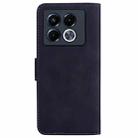 For Infinix Note 40 5G Skin Feel Pure Color Flip Leather Phone Case(Black) - 3