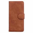 For Infinix Hot 50i / Smart 9 Skin Feel Pure Color Flip Leather Phone Case(Brown) - 2