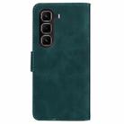For Infinix Hot 50 Pro 4G Skin Feel Pure Color Flip Leather Phone Case(Green) - 3