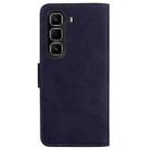 For Infinix Hot 50 Pro+ 4G Skin Feel Pure Color Flip Leather Phone Case(Black) - 3