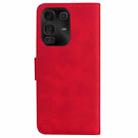 For Infinix Note 50 Pro+ Skin Feel Pure Color Flip Leather Phone Case(Red) - 3
