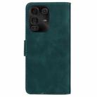 For Infinix Note 50 Pro+ Skin Feel Pure Color Flip Leather Phone Case(Green) - 3