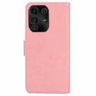 For Infinix Note 50 Pro+ Skin Feel Pure Color Flip Leather Phone Case(Pink) - 3