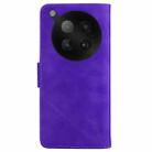 For Infinix Zero 40 4G / 5G Skin Feel Pure Color Flip Leather Phone Case(Purple) - 3