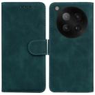 For Infinix Zero 40 4G / 5G Skin Feel Pure Color Flip Leather Phone Case(Green) - 1