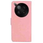 For Infinix Zero 40 4G / 5G Skin Feel Pure Color Flip Leather Phone Case(Pink) - 3