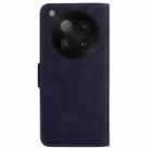 For Infinix Zero 40 4G / 5G Skin Feel Pure Color Flip Leather Phone Case(Black) - 3