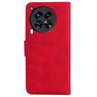 For Tecno Camon 30 Premier 5G Skin Feel Pure Color Flip Leather Phone Case(Red) - 3