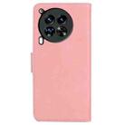 For Tecno Camon 30 Premier 5G Skin Feel Pure Color Flip Leather Phone Case(Pink) - 3