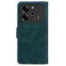 For Tecno Pova 6 5G / 6 Pro 5G Skin Feel Pure Color Flip Leather Phone Case(Green) - 3