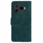 For Tecno Camon 30 Pro 5G / CL8 Skin Feel Pure Color Flip Leather Phone Case(Green) - 3