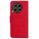 For Tecno Camon 30 4G / 5G / CL6 / CL7 Skin Feel Pure Color Flip Leather Phone Case(Red) - 3