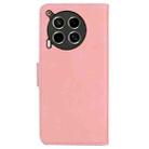 For Tecno Camon 30 4G / 5G / CL6 / CL7 Skin Feel Pure Color Flip Leather Phone Case(Pink) - 3