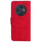 For Tecno Spark 30C Skin Feel Pure Color Flip Leather Phone Case(Red) - 3