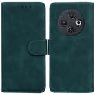 For Tecno Spark 30C Skin Feel Pure Color Flip Leather Phone Case(Green) - 1