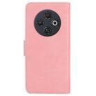 For Tecno Spark 30C Skin Feel Pure Color Flip Leather Phone Case(Pink) - 3