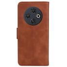 For Tecno Spark 30C Skin Feel Pure Color Flip Leather Phone Case(Brown) - 3