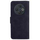 For Tecno Spark 30C Skin Feel Pure Color Flip Leather Phone Case(Black) - 3