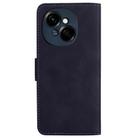 For Tecno Spark Go 1 / Pop 9 Pro Skin Feel Pure Color Flip Leather Phone Case(Black) - 3