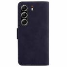For Tecno Camon 40 Pro 4G Skin Feel Pure Color Flip Leather Phone Case(Black) - 3