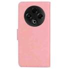 For Tecno Spark 30 4G Skin Feel Pure Color Flip Leather Phone Case(Pink) - 3