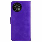 For Tecno Spark 30 Pro Skin Feel Pure Color Flip Leather Phone Case(Purple) - 3