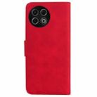 For Tecno Spark 30 Pro Skin Feel Pure Color Flip Leather Phone Case(Red) - 3