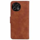 For Tecno Spark 30 Pro Skin Feel Pure Color Flip Leather Phone Case(Brown) - 3