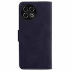 For Tecno Spark 30 Pro Skin Feel Pure Color Flip Leather Phone Case(Black) - 3
