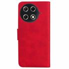For Tecno Camon 30S / Camon 30S Pro Skin Feel Pure Color Flip Leather Phone Case(Red) - 3