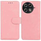 For Tecno Camon 30S / Camon 30S Pro Skin Feel Pure Color Flip Leather Phone Case(Pink) - 1