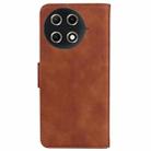 For Tecno Camon 30S / Camon 30S Pro Skin Feel Pure Color Flip Leather Phone Case(Brown) - 3