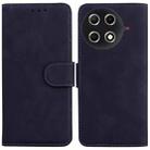 For Tecno Camon 30S / Camon 30S Pro Skin Feel Pure Color Flip Leather Phone Case(Black) - 1