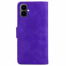 For Tecno Pop 10 / Spark Go 2 4G Skin Feel Pure Color Flip Leather Phone Case(Purple) - 3