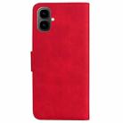 For Tecno Pop 10 / Spark Go 2 4G Skin Feel Pure Color Flip Leather Phone Case(Red) - 3