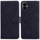 For Tecno Pop 10 / Spark Go 2 4G Skin Feel Pure Color Flip Leather Phone Case(Black) - 1