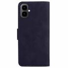 For Tecno Pop 10 / Spark Go 2 4G Skin Feel Pure Color Flip Leather Phone Case(Black) - 3
