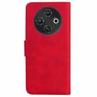 For Tecno Pop 9 5G / Spark 30C 5G Skin Feel Pure Color Flip Leather Phone Case(Red) - 3