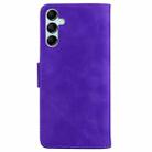 For Samsung Galaxy M34 5G/F34 5G Skin Feel Pure Color Flip Leather Phone Case(Purple) - 3