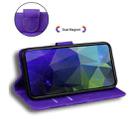 For Samsung Galaxy M34 5G/F34 5G Skin Feel Pure Color Flip Leather Phone Case(Purple) - 5