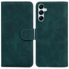 For Samsung Galaxy M34 5G/F34 5G Skin Feel Pure Color Flip Leather Phone Case(Green) - 1