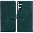 For Samsung Galaxy A15 Skin Feel Pure Color Flip Leather Phone Case(Green) - 1