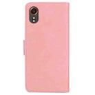 For Samsung Galaxy Xcover7 Skin Feel Pure Color Flip Leather Phone Case(Pink) - 3