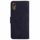 For Samsung Galaxy Xcover7 Skin Feel Pure Color Flip Leather Phone Case(Black) - 3