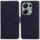 For Xiaomi Redmi Note 13 Pro 4G Skin Feel Pure Color Flip Leather Phone Case(Black) - 1