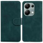 For Xiaomi Poco M6 Pro 4G Skin Feel Pure Color Flip Leather Phone Case(Green) - 1