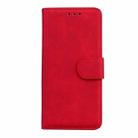 For OPPO K12x Skin Feel Pure Color Flip Leather Phone Case(Red) - 2