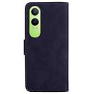 For OPPO K12x Skin Feel Pure Color Flip Leather Phone Case(Black) - 3